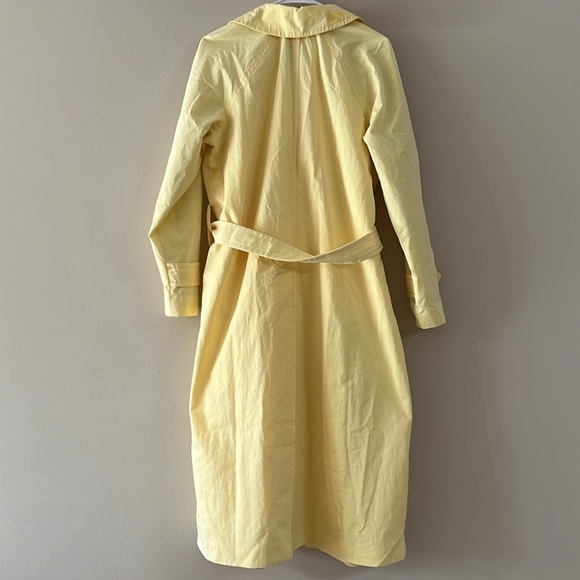 Madewell Belted Yellow Spring Trench Coat in Candlelight - Picture 6 of 11